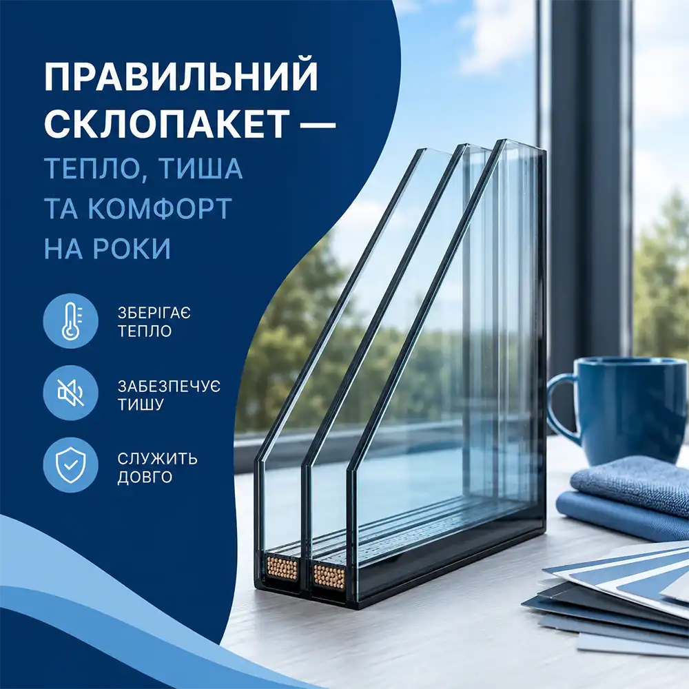 Як обрати склопакет і профіль під вашу квартиру